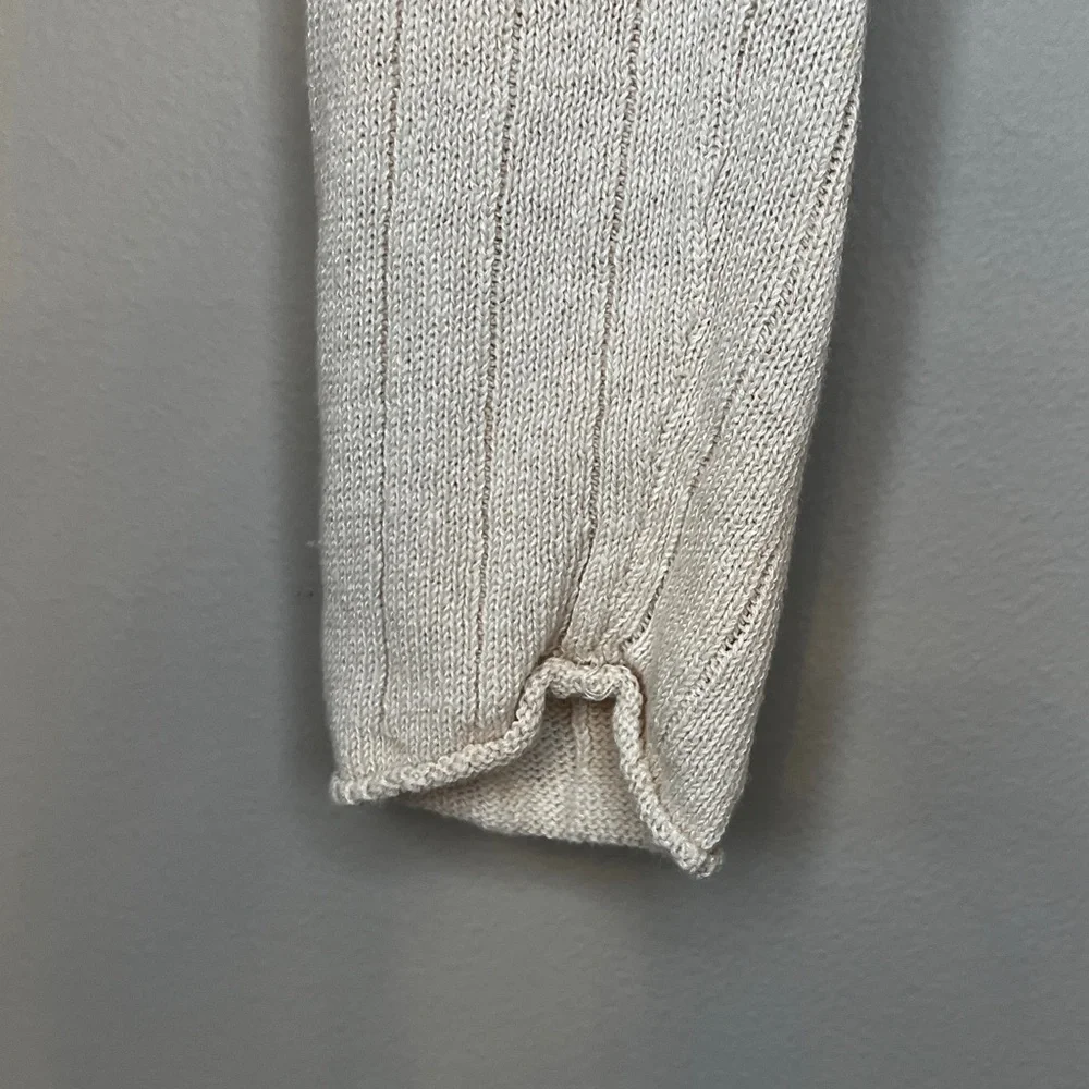 Free People front twist v-neck pullover sweater L